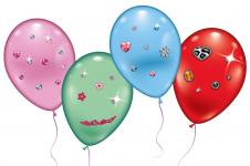 Ballons & Sticker DIY Latex