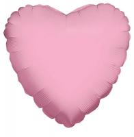 10 Folienballon Herz rosa 