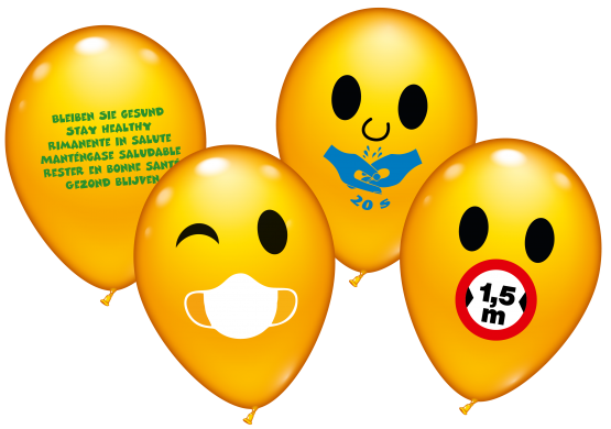 20 Ballons Corona Tipps /  Balloons Corona smart practice 