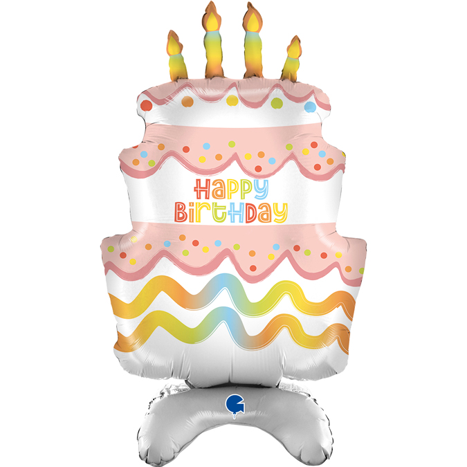 1 Air-Ballons Happy Birthday Kuchen 38